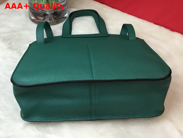 Hermes Halzan 31 Bag in Green Taurillon Clemence Leather Replica