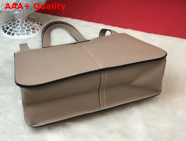 Hermes Halzan 31 Bag in Grey Taurillon Clemence Leather Replica