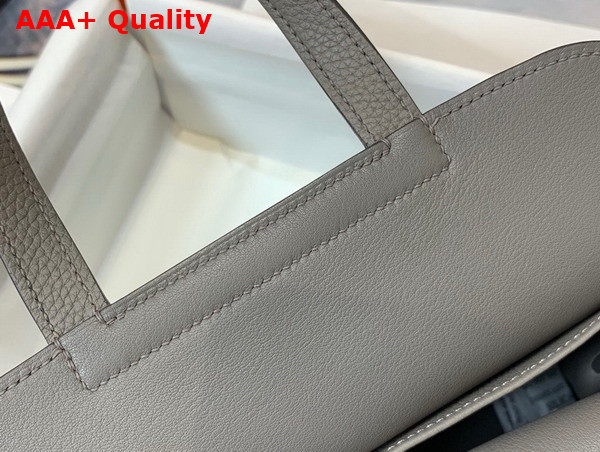 Hermes Halzan Mini Bag in Grey Taurillon Clemence Leather Replica