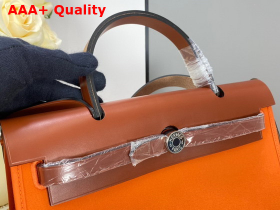 Hermes Herbag Zip 31 Bag in Orange Replica