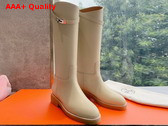 Hermes Honey Boot in Beige Calfskin Replica