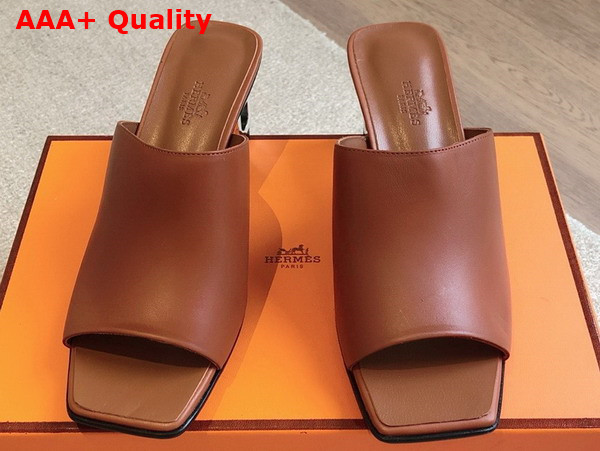 Hermes Iconique 60 Sandal in Naturel Nappa Leather Replica