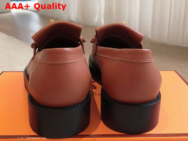 Hermes Impact Loafer in Naturel Calfskin Replica