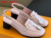 Hermes Infinie 50 Pump in Rose Porcelaine Goatskin Replica