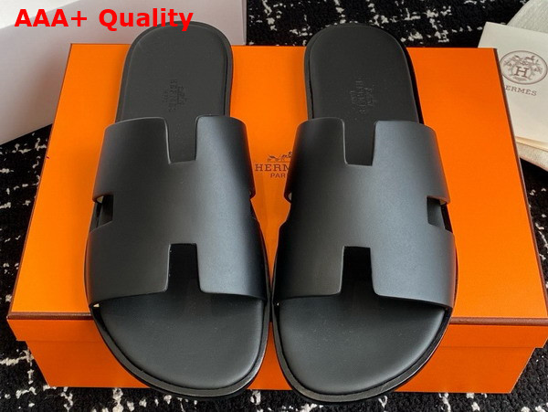 Hermes Izmir Sandal Noir Calfskin Replica