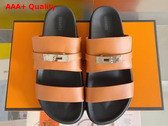 Hermes Jackson Sandal in Naturel Heritage Calfskin Replica