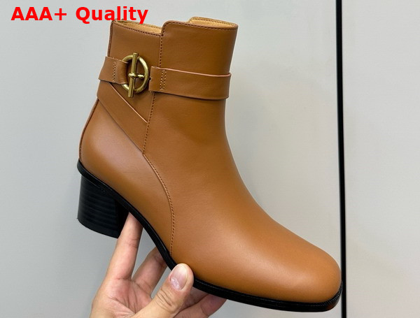 Hermes Jill 60 Ankle Boot in Naturel Calfskin Replica