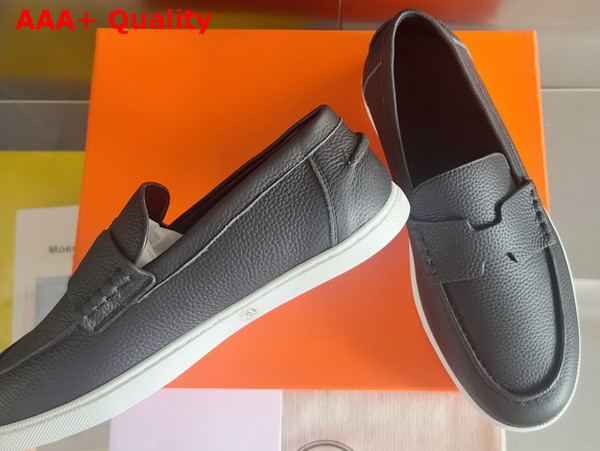 Hermes Job Loafer in Noir Taurillon Leather Replica