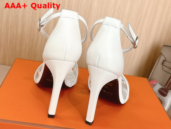 Hermes Joy 70 Sandal in White Calfskin Replica