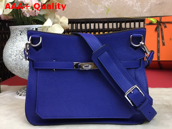 Hermes Jypsiere 28 Bag Electronic Blue Taurillon Clemence Leather Replica