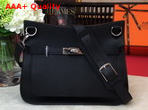 Hermes Jypsiere 28 Bag in Black Taurillon Clemence Leather Replica