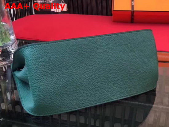 Hermes Jypsiere 28 Bag in Green Taurillon Clemence Leather Replica