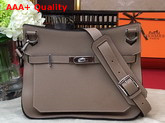 Hermes Jypsiere 28 Bag in Grey Taurillon Clemence Leather Replica