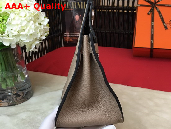 Hermes Jypsiere 28 Bag in Grey Taurillon Clemence Leather Replica