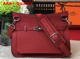 Hermes Jypsiere 28 Bag in Red Taurillon Clemence Leather Replica
