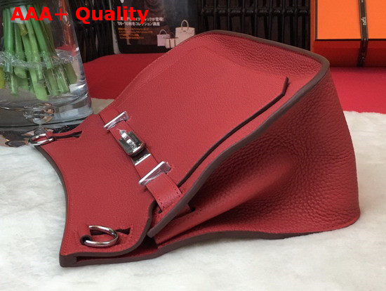 Hermes Jypsiere 28 Bag in Red Taurillon Clemence Leather Replica