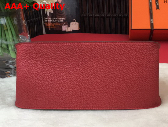 Hermes Jypsiere 28 Bag in Red Taurillon Clemence Leather Replica