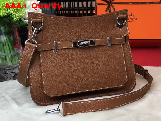 Hermes Jypsiere 28 Bag in Tan Taurillon Clemence Leather Replica