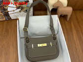 Hermes Jypsiere Mini Bag in Elephant Gray Evercolor Leather Replica