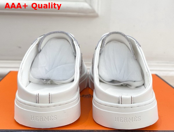 Hermes Keep Sneaker Blanc Naturel Calfskin Replica