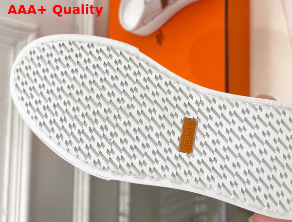 Hermes Keep Sneaker Blanc Naturel Calfskin Replica
