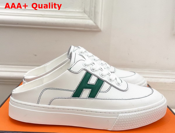 Hermes Keep Sneaker Blanc Naturel Calfskin Replica