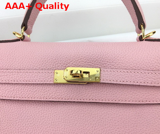 Hermes Kelly 25 in Light Pink Togo Calfskin Replica
