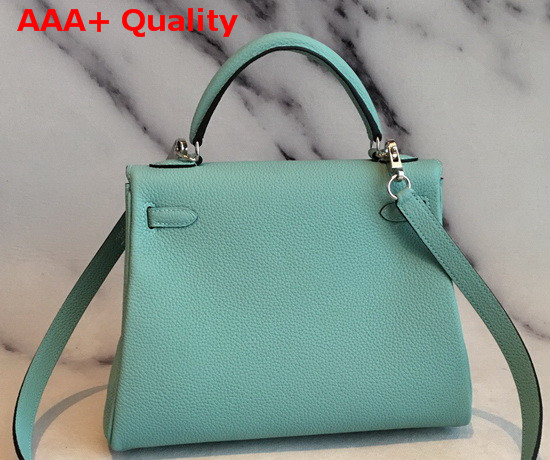 Hermes Kelly 25 in Turquoise Togo Calfskin Replica