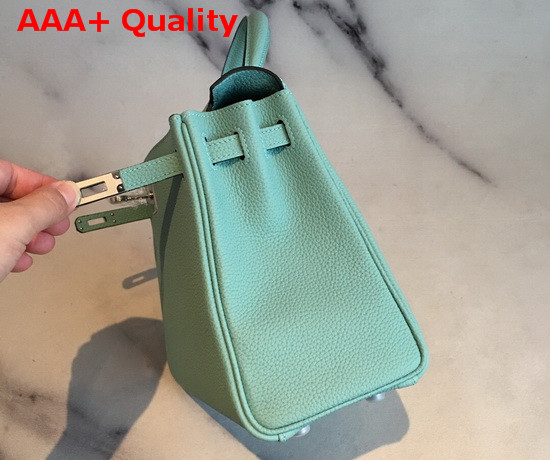 Hermes Kelly 25 in Turquoise Togo Calfskin Replica