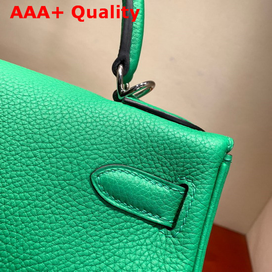 Hermes Kelly 28 Bag Green Togo Calfskin Hand Stitching Replica
