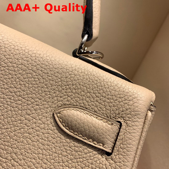 Hermes Kelly 28 Bag Light Grey Togo Calfskin Hand Stitching Replica