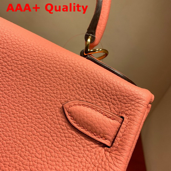 Hermes Kelly 28 Bag Pink Togo Calfskin Hand Stitching Replica