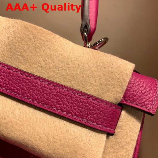 Hermes Kelly 28 Bag Rose Togo Calfskin Hand Stitching Replica