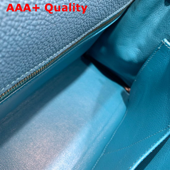 Hermes Kelly 28 Bag Sky Blue Togo Calfskin Hand Stitching Replica