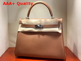 Hermes Kelly 28 Bag Tan Togo Calfskin Hand Stitching Replica