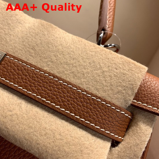 Hermes Kelly 28 Bag Tan Togo Calfskin Hand Stitching Replica