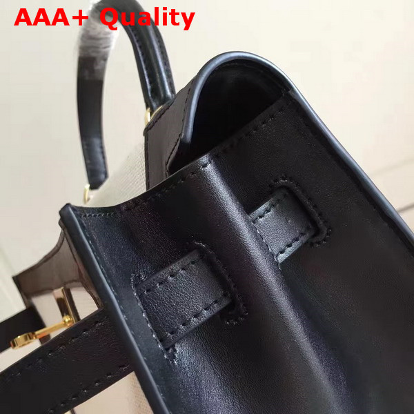Hermes Kelly 32 Canvas and Leather Replica
