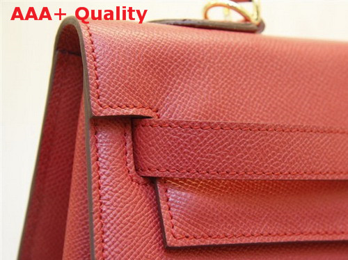 Hermes Kelly 32 Epson Leather Red Replica