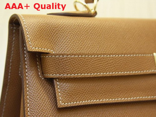 Hermes Kelly 32 Tan Epson Leather Replica