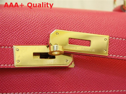 Hermes Kelly 32 Epson Leather Watermelon Replica