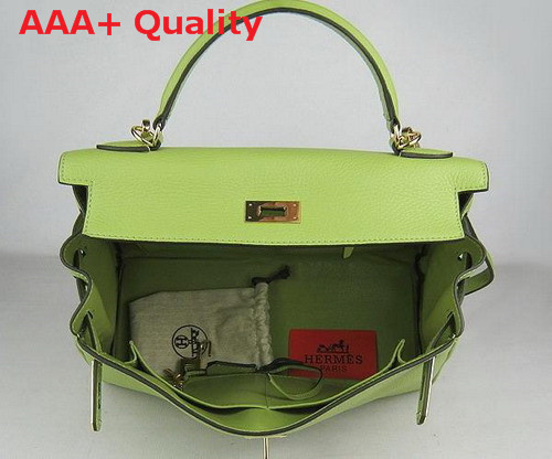Hermes Kelly 32 Green Gold Replica
