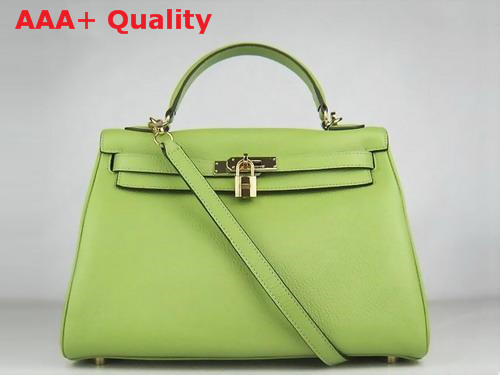 Hermes Kelly 32 Green Gold Replica