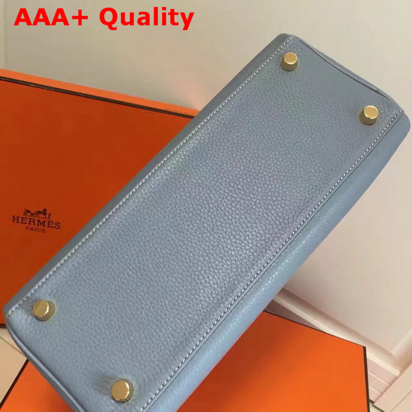 Hermes Kelly 32 Light Blue Togo Leather Replica