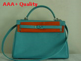 Hermes Kelly 32 Sky Blue Replica