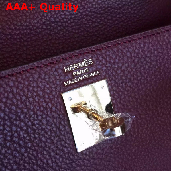 Hermes Kelly 32 in Oxblood Original Leather Replica