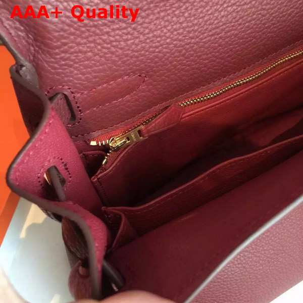Hermes Kelly 32 in Oxblood Original Leather Replica