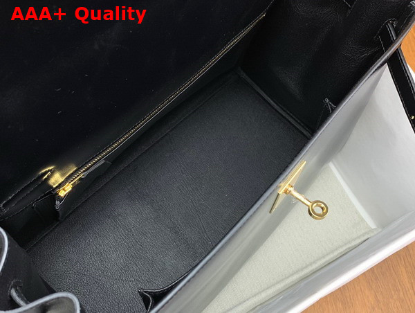 Hermes Kelly 35 Bag in Black Box Calfskin Replica