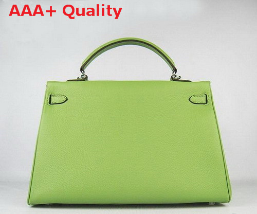 Hermes Kelly 35 Green Silver Replica