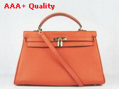 Hermes Kelly 35 Orange Gold Replica