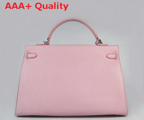 Hermes Fake Hermes Kelly 35 In Pink Real Leather Replica